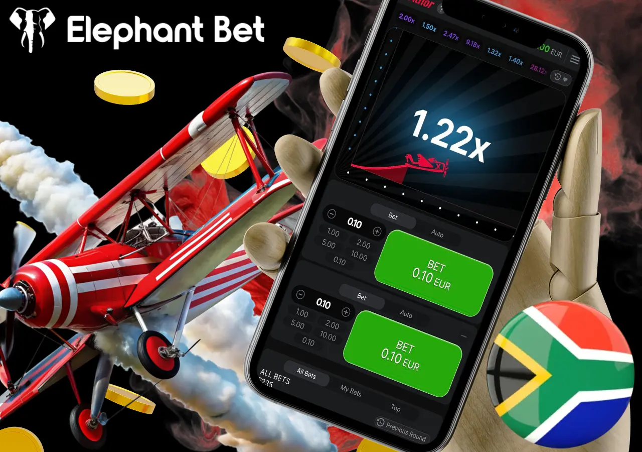 Gameplay on cell phone of the popular crash slot